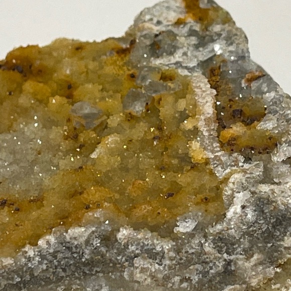 Cubic fluorite on Druze Quartz 💛HP💛 - Picture 6 of 16